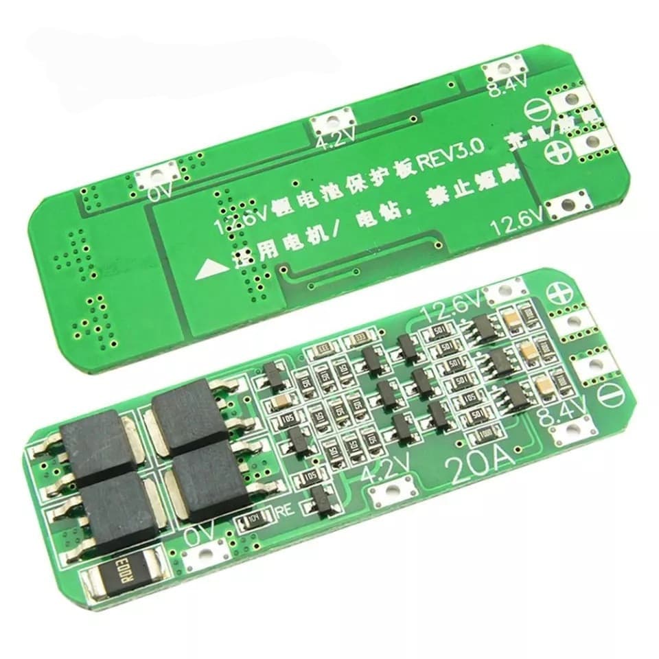 3S 20A  Li-ion Lithium Battery 18650 Charger PCB 11.1V BMS Protection Board