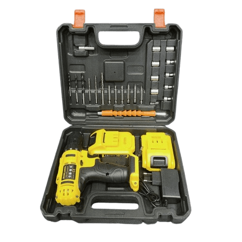 DUNLANDI cordless drill & screwdriver 2 removable batteries