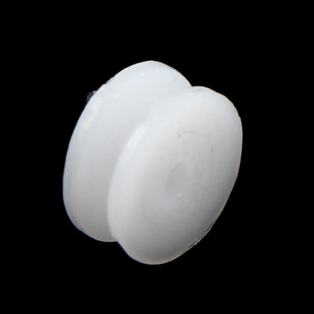 2*9.3MM White Plastic Pulley