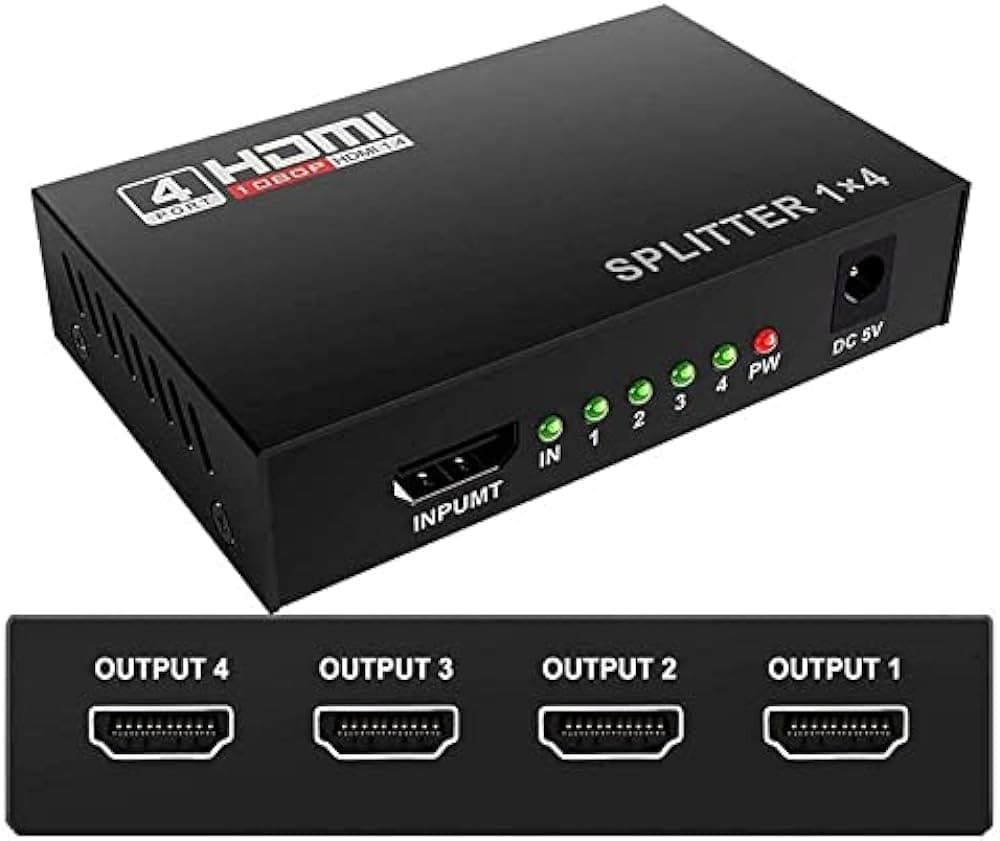 4 Ways HDMI Splitter