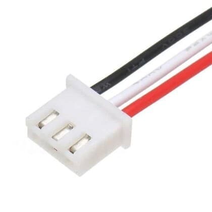 3 pin JST XH 2.54mm Female