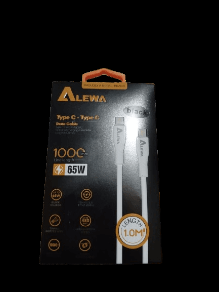 Alewa Type C to C 65Watt Fast Data Cable