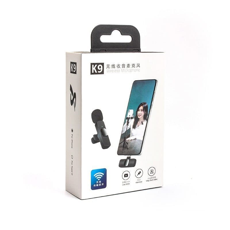 K9 Wireless Dual Microphone For Mobile Phone