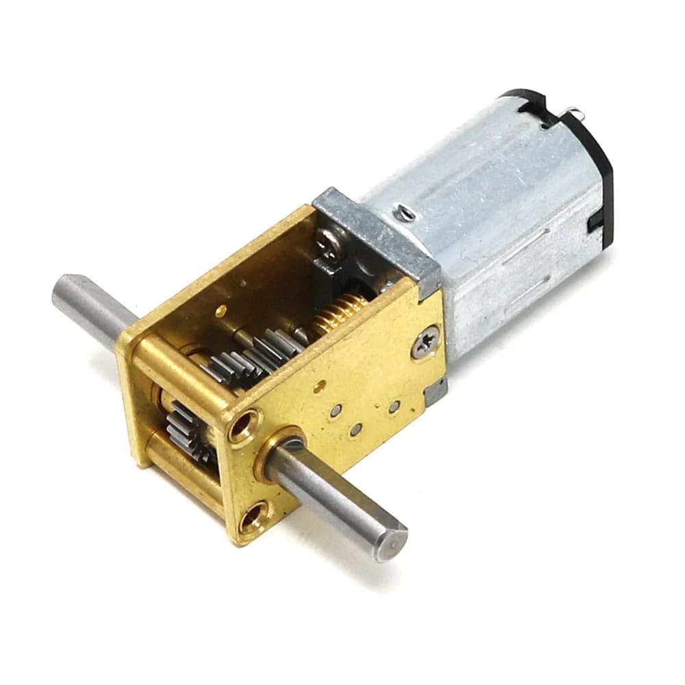 N20 Metal Gearbox Gear Motor Double Shaft