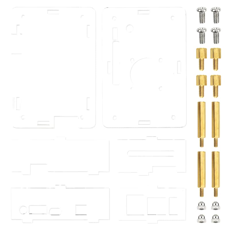 Acrylic Case Transparent Clear Box For Orange Pi 4 LTS