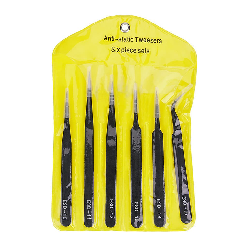 ESD Anti-Static Precision Tweezers Kit