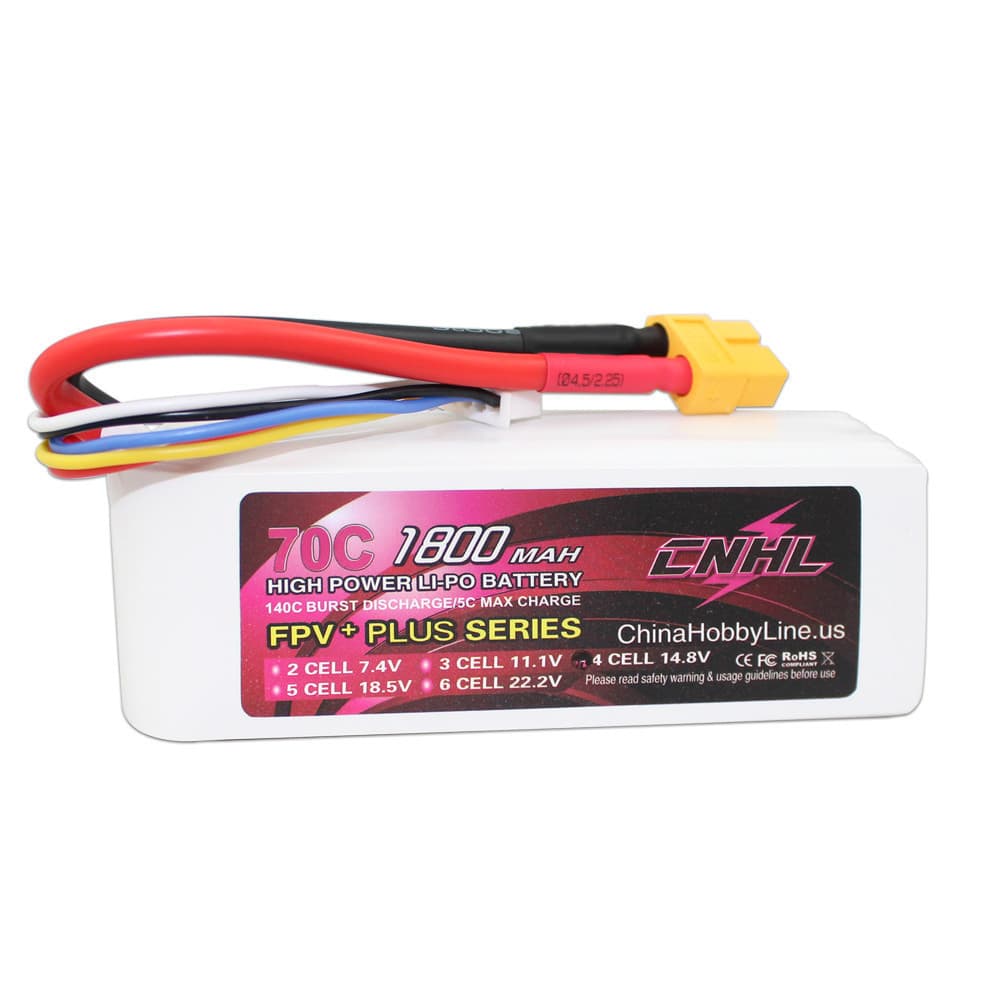 Lipo 4S 70C 14.8V Battery 1800mAh