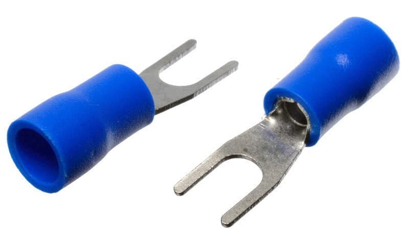 SV2 4S Insulated Fork Spade Wire Connector 2 Pair