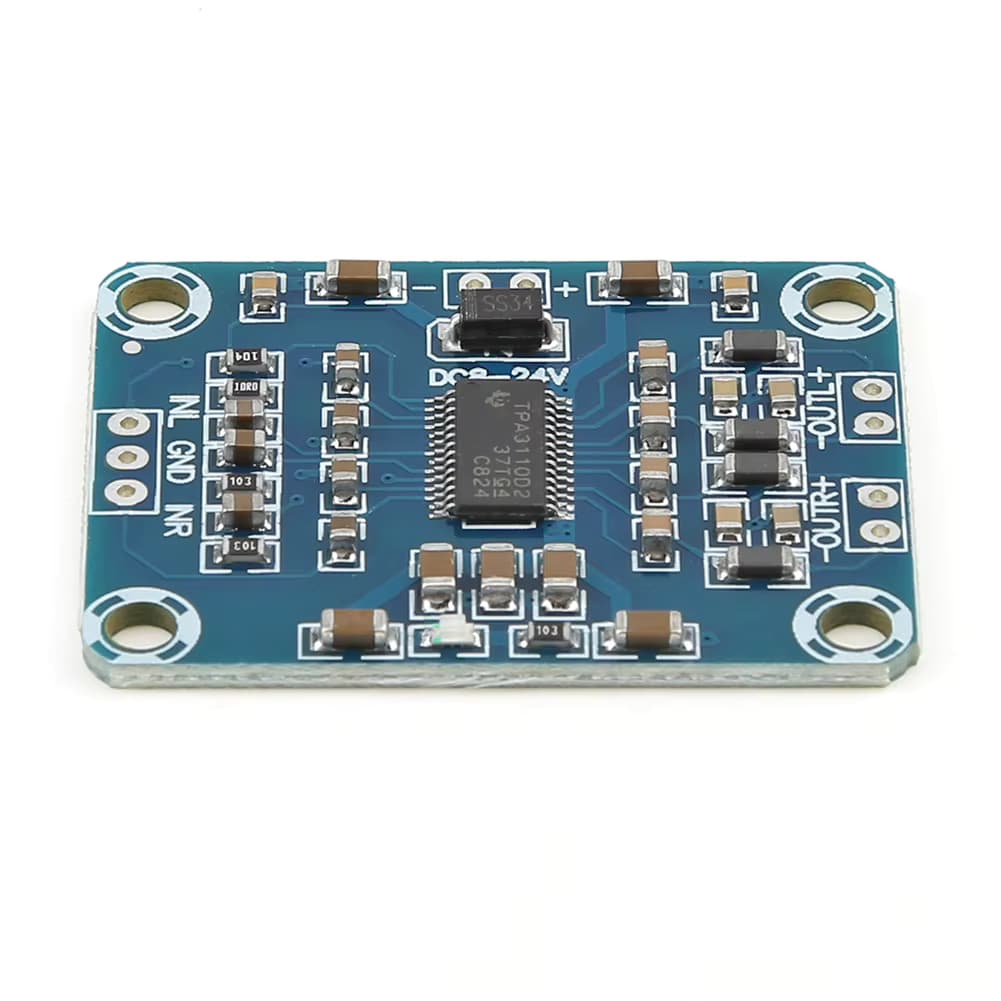 DC8V-24V 2X15W Digital Audio Power Stereo Amplifier Module Board TPA3110 12V Class D Power AMP Board 2.0 channel
