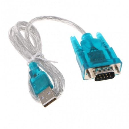 USB To DB9 Male 9 Pin RS232 Serial Port COM Adapter Cable