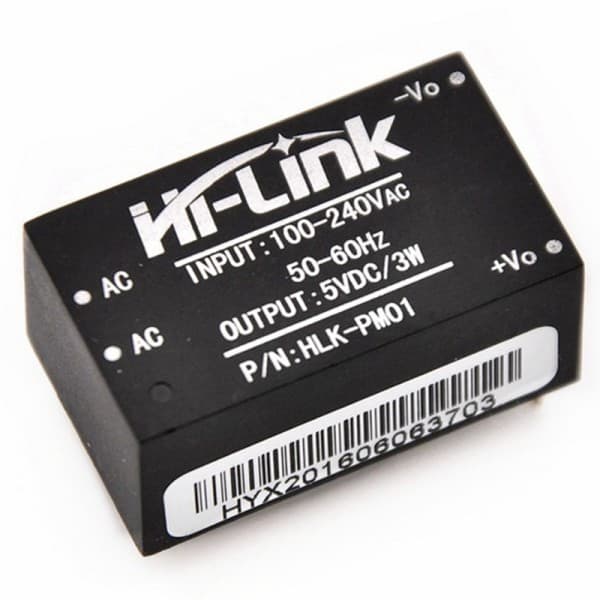HLK-PM01 AC-DC 220V to 5V mini power supply module,intelligent household switch power 3W supply module