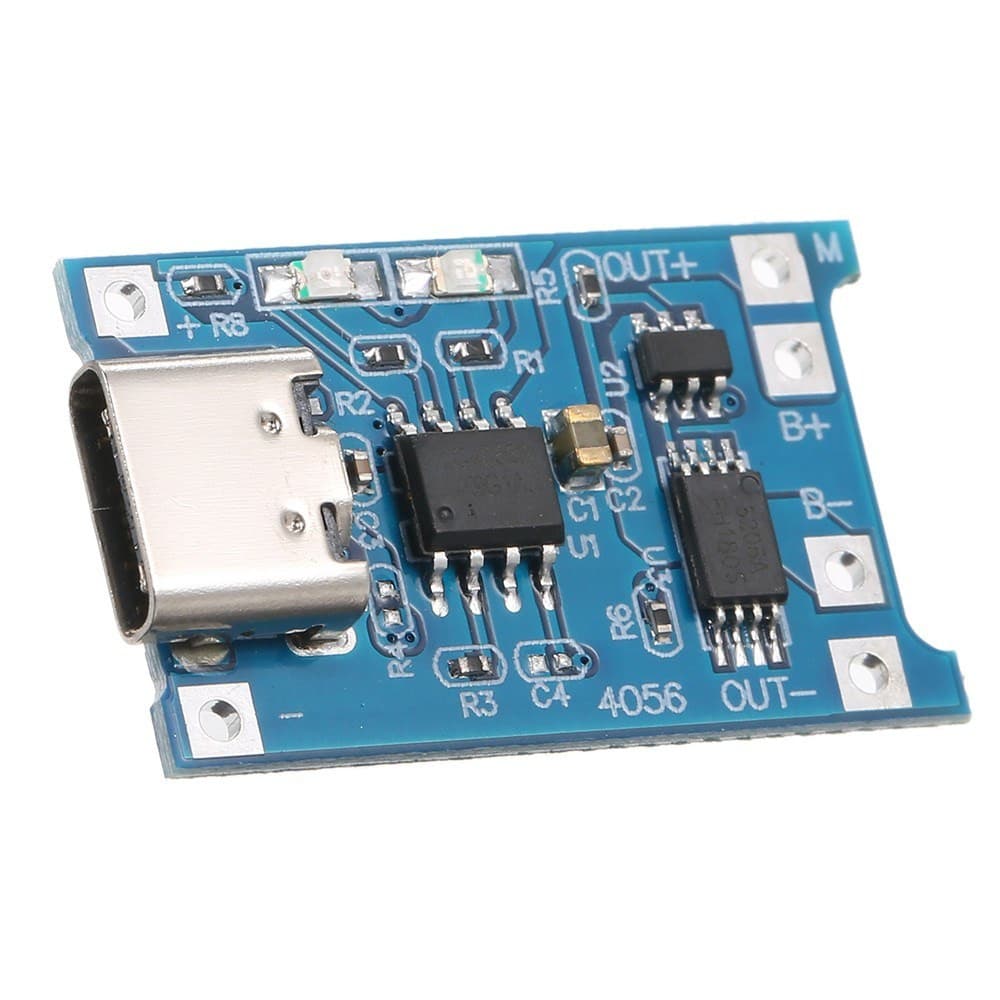 Type C 5V 1A 18650 TP 4056 Lithium Battery Charger Module