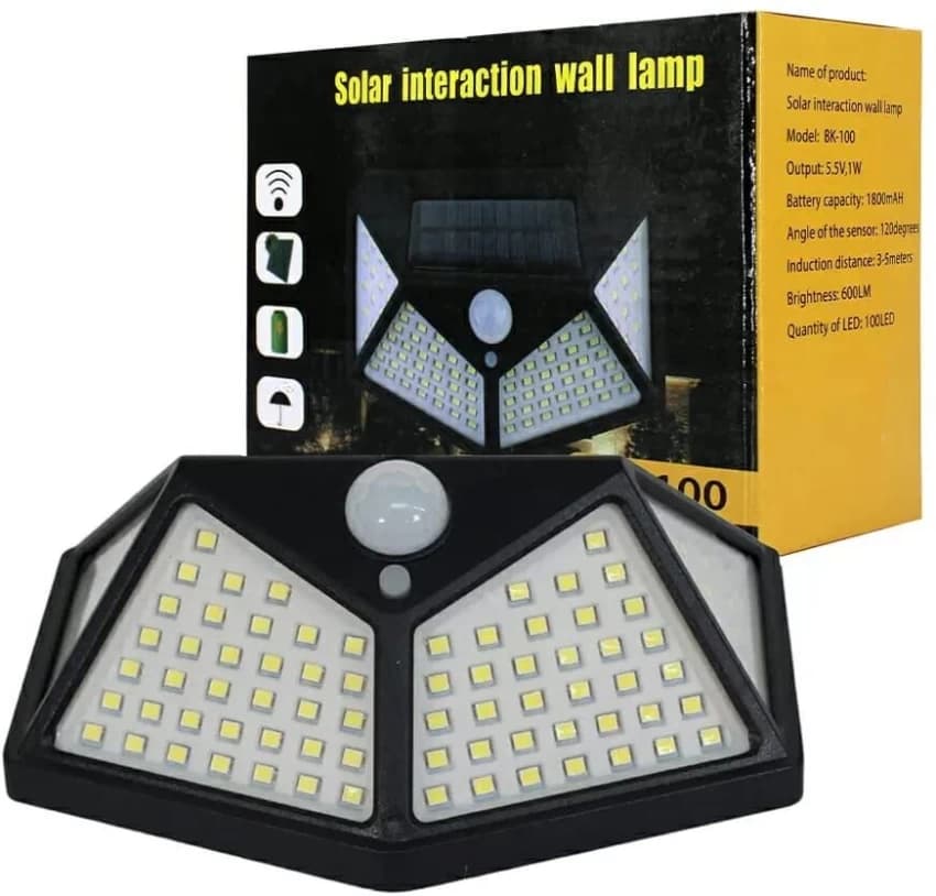 Solar Rechargeable Intercation Wall lamp SH-100
