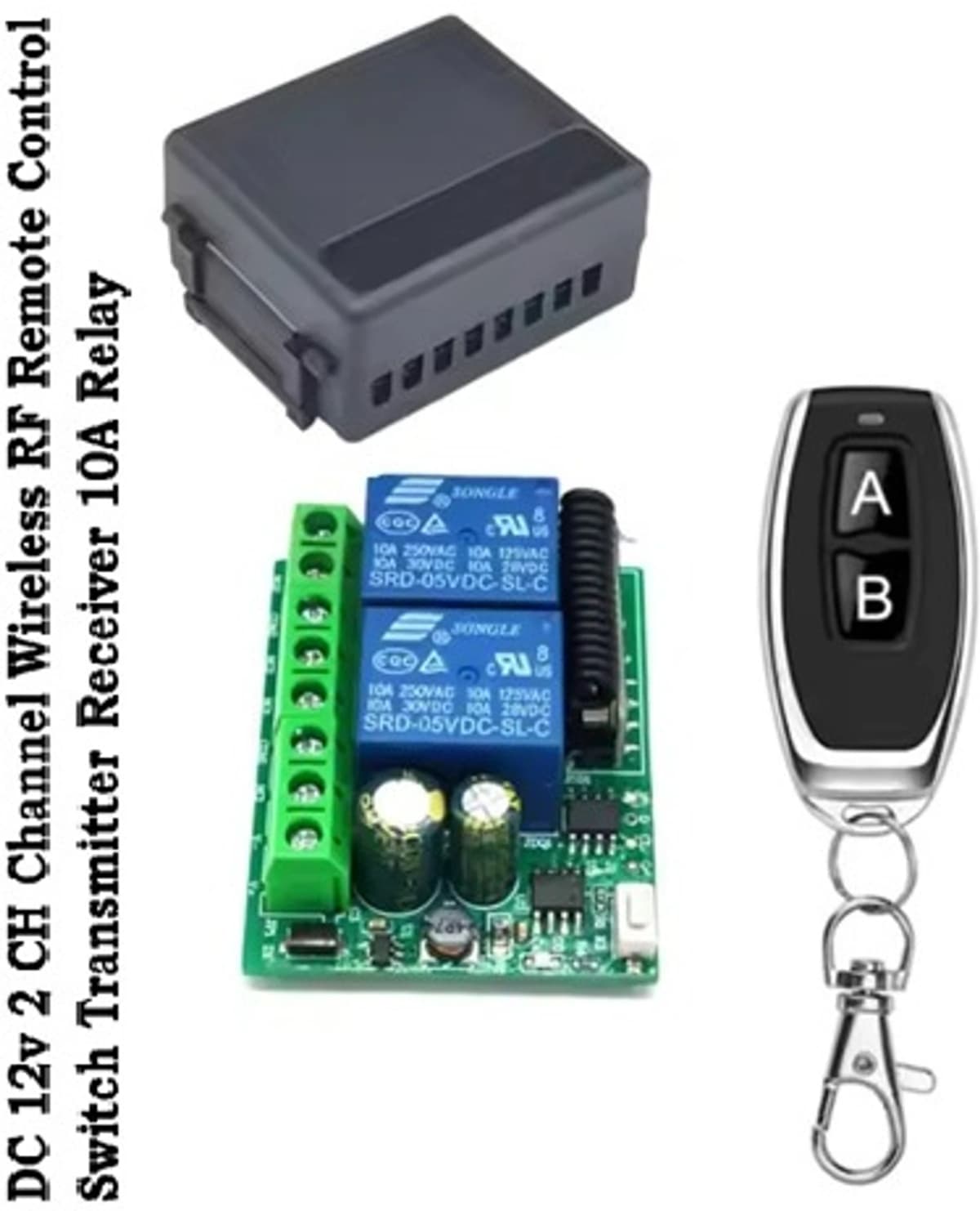 12v 2CH Channel Wireless RF Remote Control Switch Transmitter Reciver